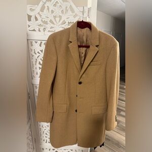 Like New Club Monaco Italian Wool Camel Topcoat